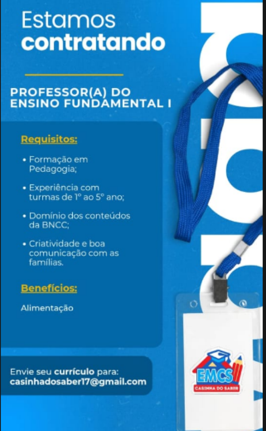 Casinha do Saber abre matrículas e contrata professores