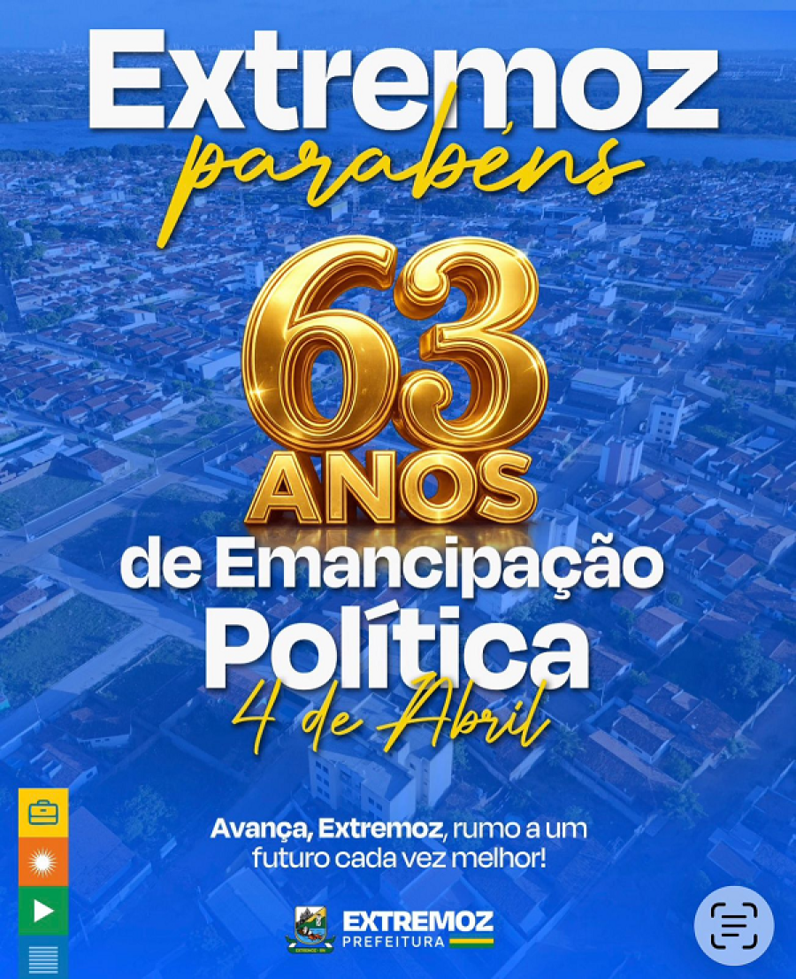 Extremoz celebra 63 anos de emancipação